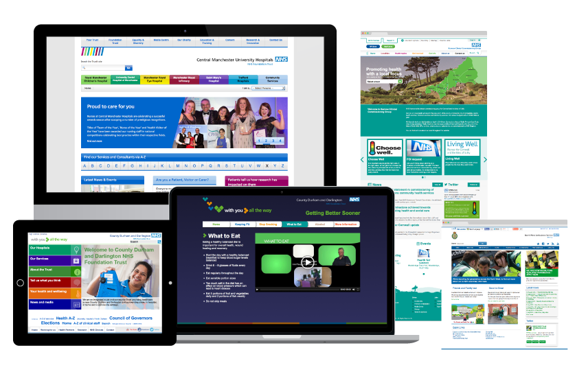 Selection of NHS websites