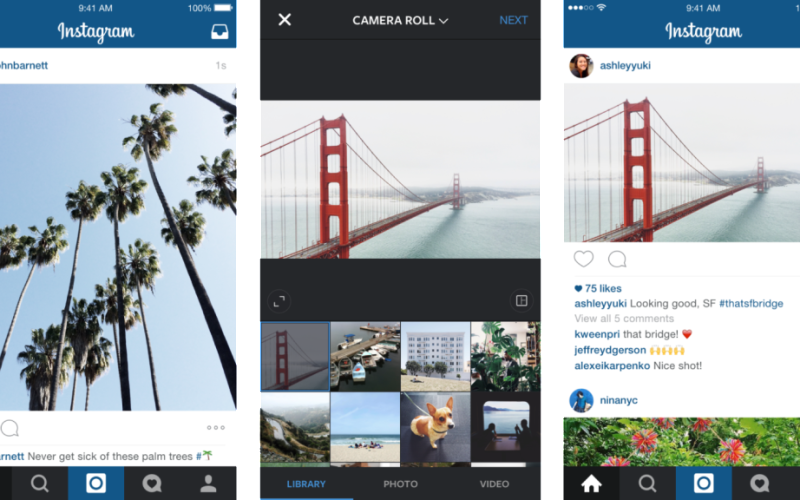 Instagram goes full-size