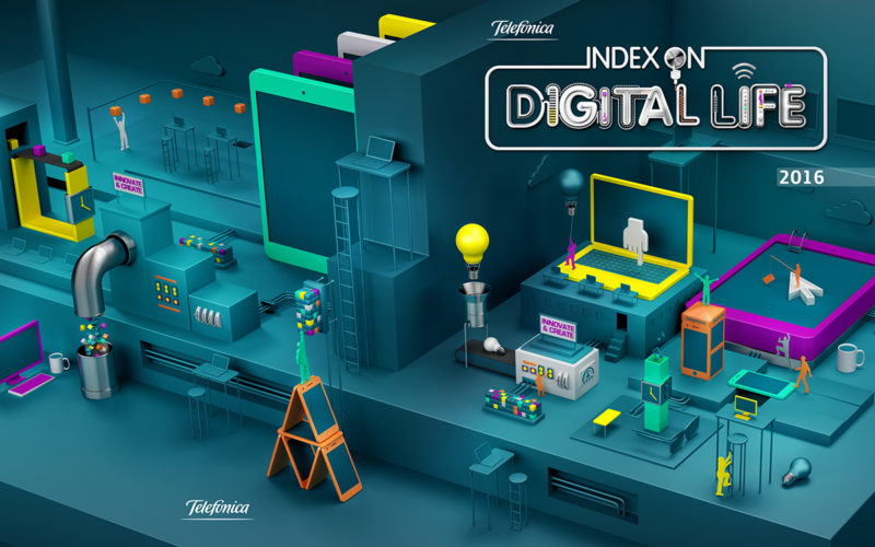 Telefonica's Index on Digital Life research imagery