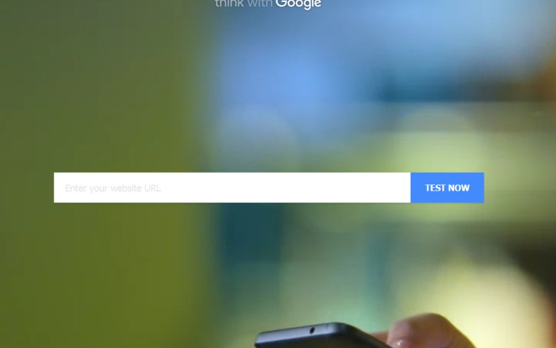 Google's Test My Site tool provides mobile page speed insights