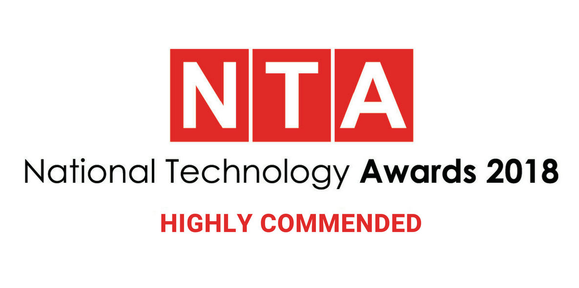 National Technology Awards 2018 Highly Commended