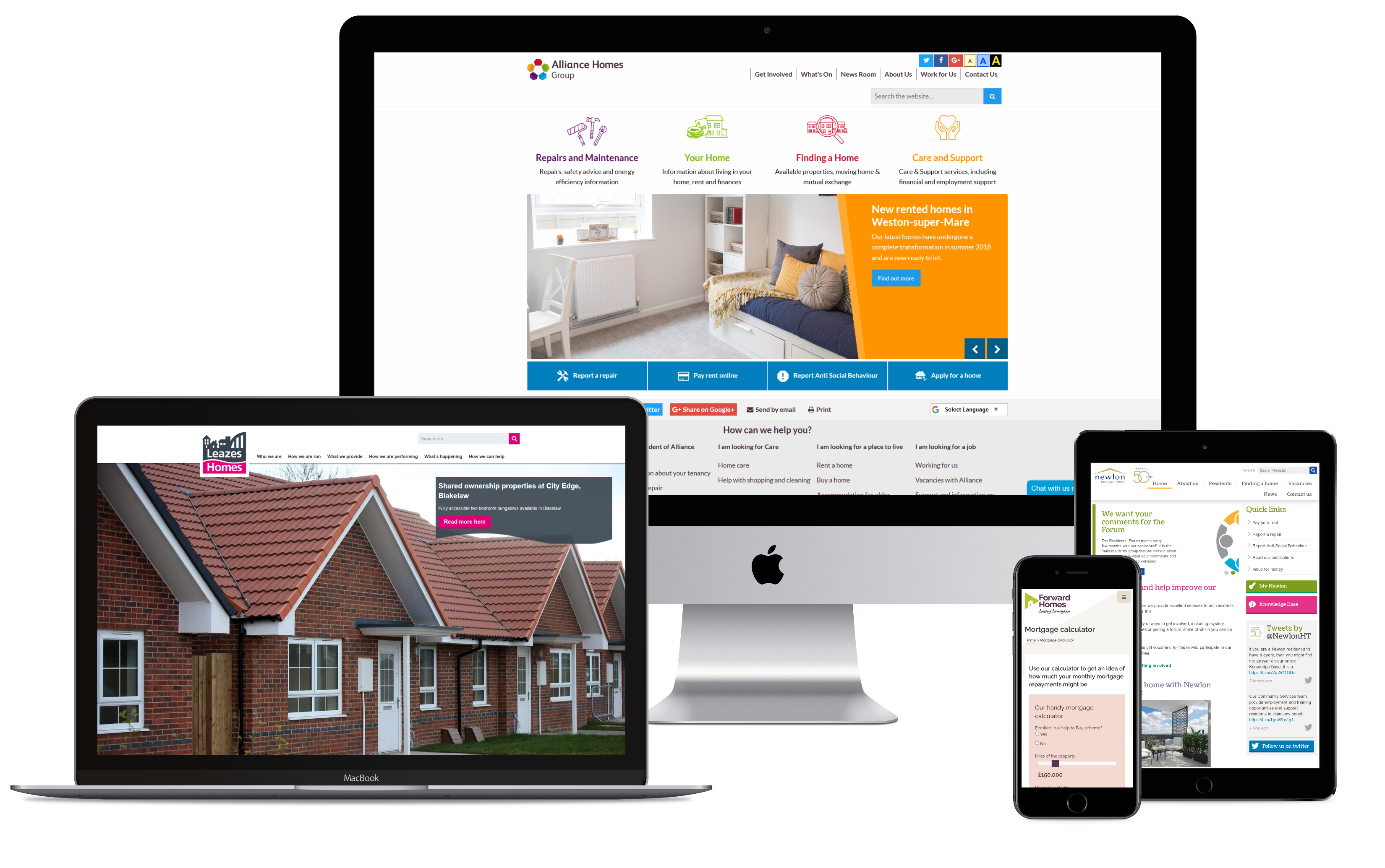 Connect Housing Sector Web Design