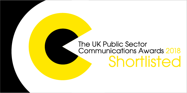 UK Public Sector Communications Awards 2018 Shortlisted logo