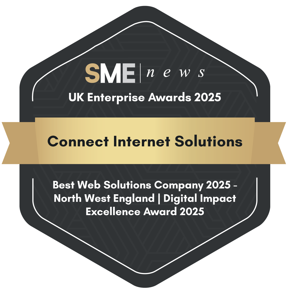 SME News: UK Enterprise Awards 2025 - Best Web Solutions Company 2025 - North West England | Digital Impact Excellence Award 2025